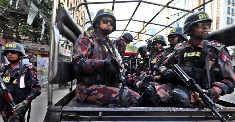 দুর্গম ২৭ ভোটকেন্দ্রের নিরাপত্তায় ৬ প্লাটুন বিজিবি মোতায়েন